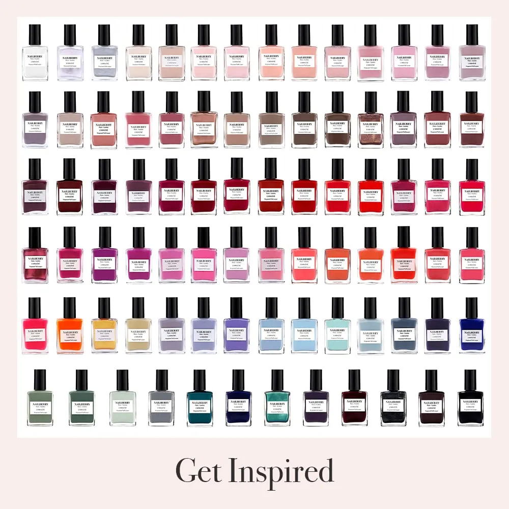 L'Oxygéné Oxygenated Nail Lacquer | Number 69 | Dark Blue With A Hint of Gray Opaque | UV Protected Long-Wear Nail Polish | 12-Free | Vegan | Certified Halal | Cruelty & Gluten Free | 15 ml