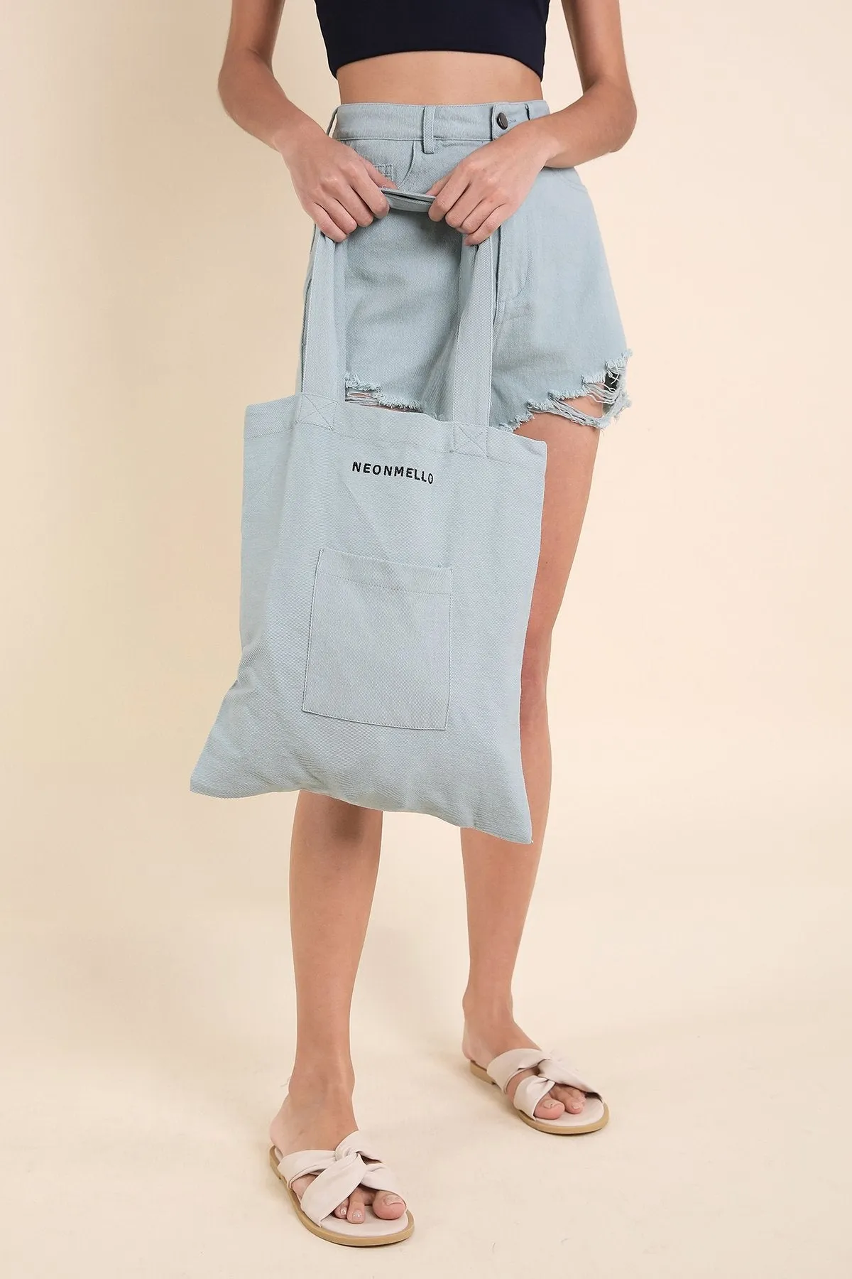 MADEBYNM EVERYDAY POCKET TOTE BAG