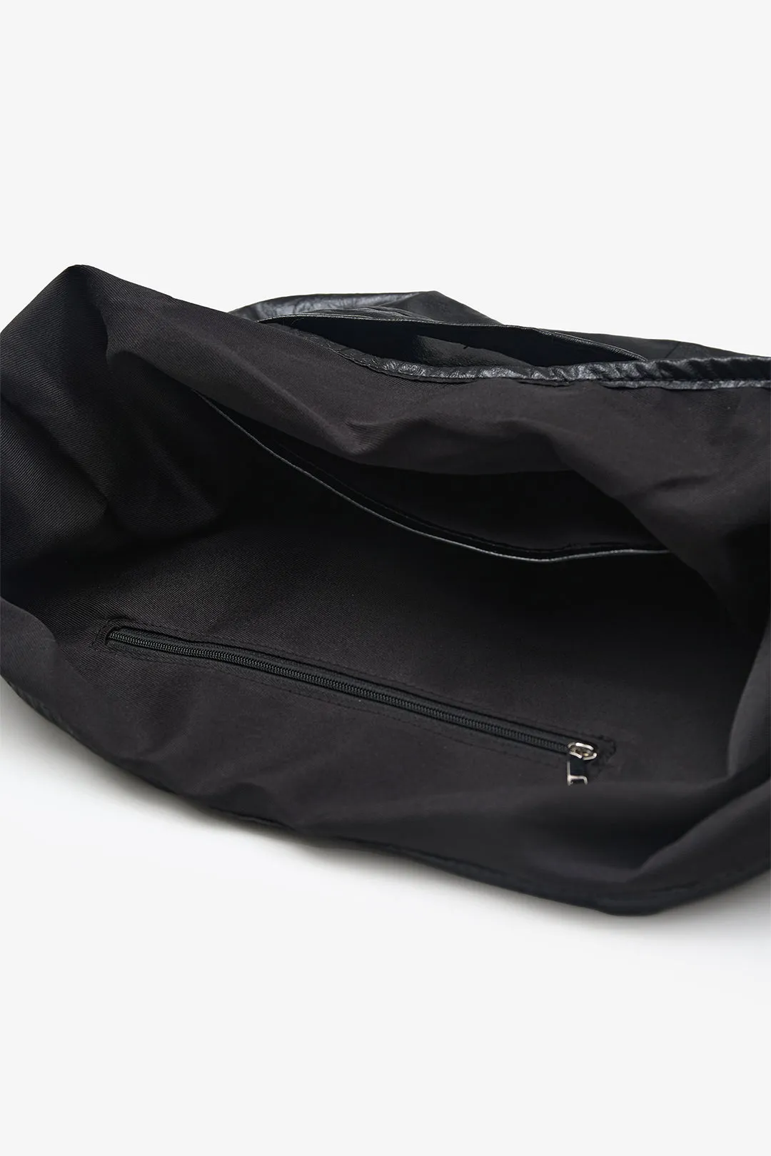 Maelle glossy leather shoulder bag