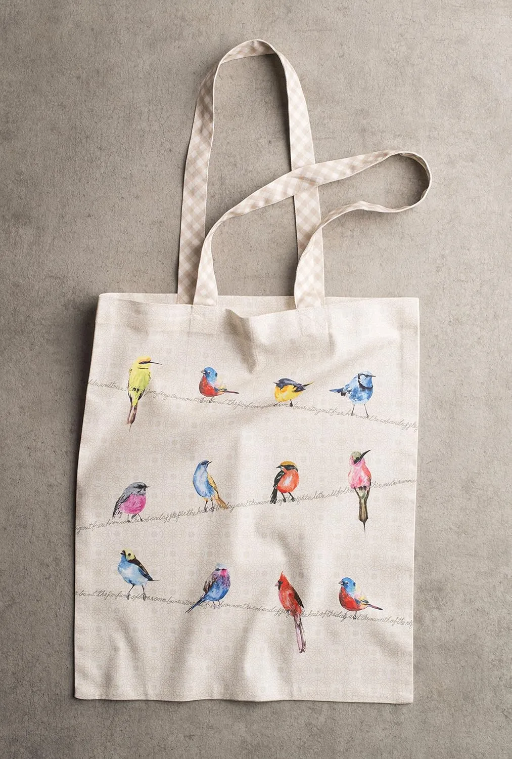 Maison d' Hermine Reusable Grocery Tote Bag 100% Cotton Shopping Shoulder Bag (14 Inch by 17 Inch)