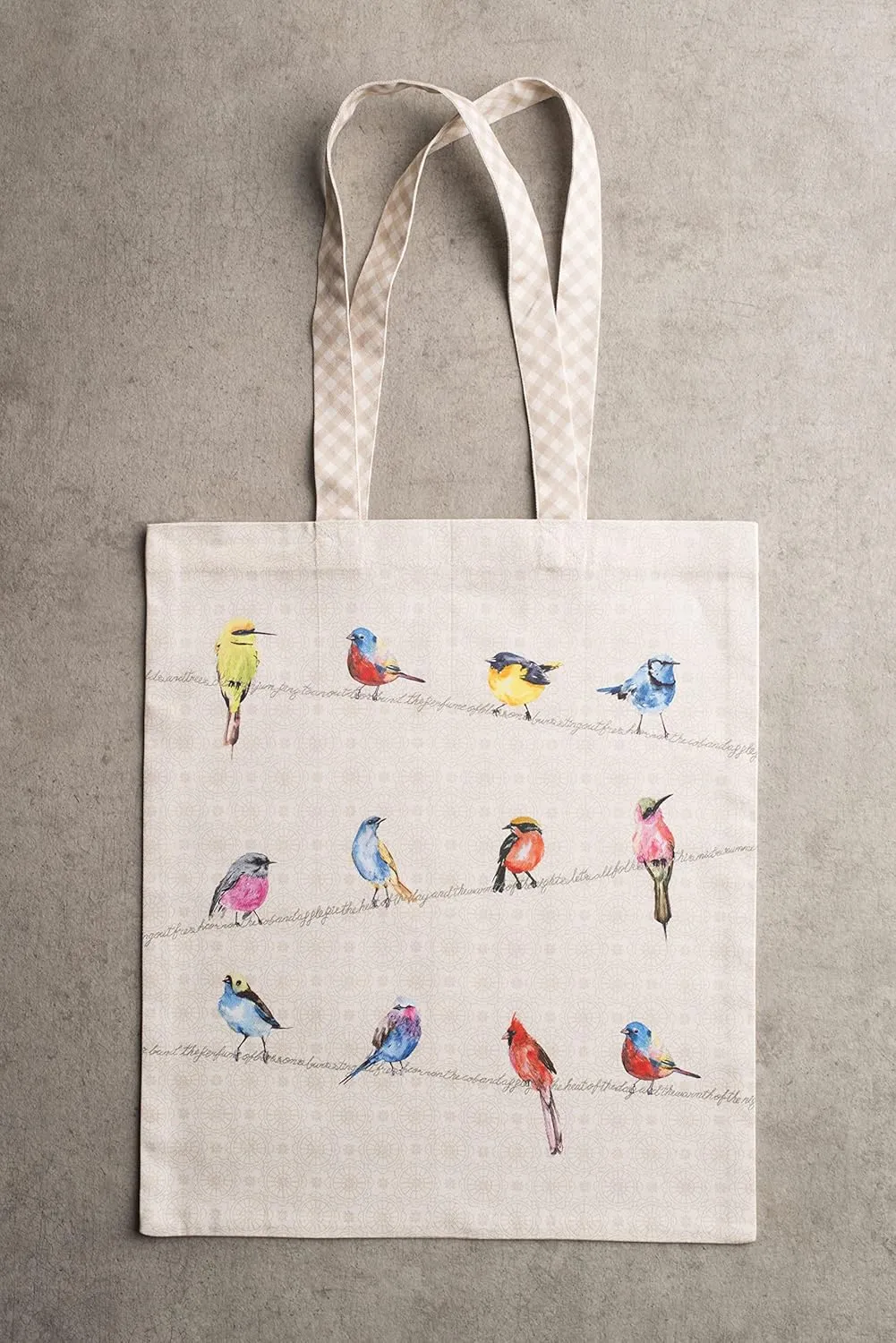 Maison d' Hermine Reusable Grocery Tote Bag 100% Cotton Shopping Shoulder Bag (14 Inch by 17 Inch)