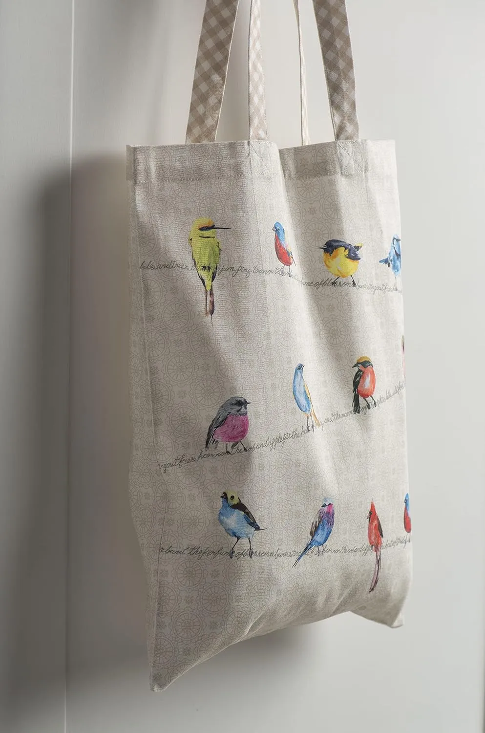 Maison d' Hermine Reusable Grocery Tote Bag 100% Cotton Shopping Shoulder Bag (14 Inch by 17 Inch)