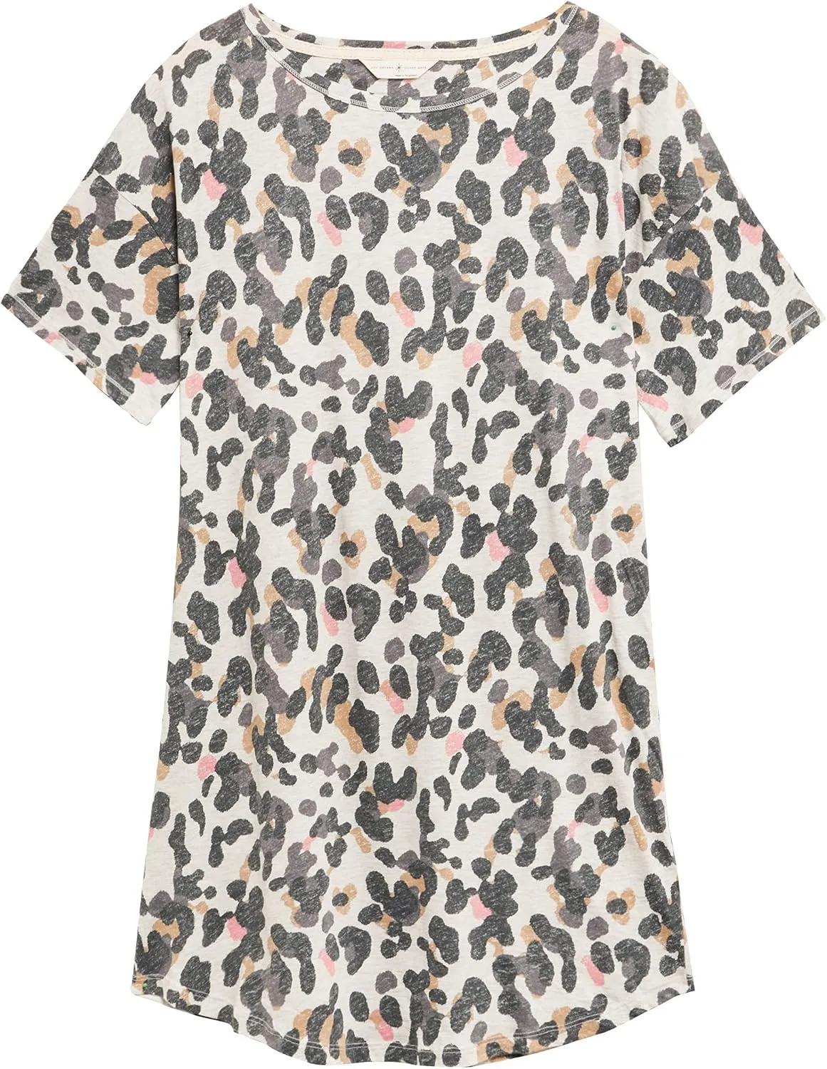 Marks & Spencer Women's Loungewear Cotton Rich Camoflage Print Short Sleeve Nightshirt