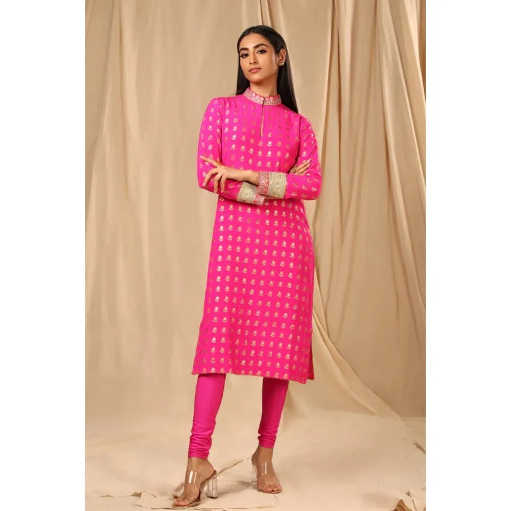 Masaba Hot Pink Wallflower Kurta (Set of 2)