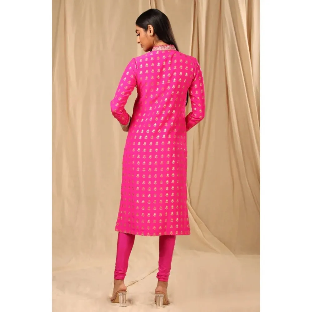 Masaba Hot Pink Wallflower Kurta (Set of 2)