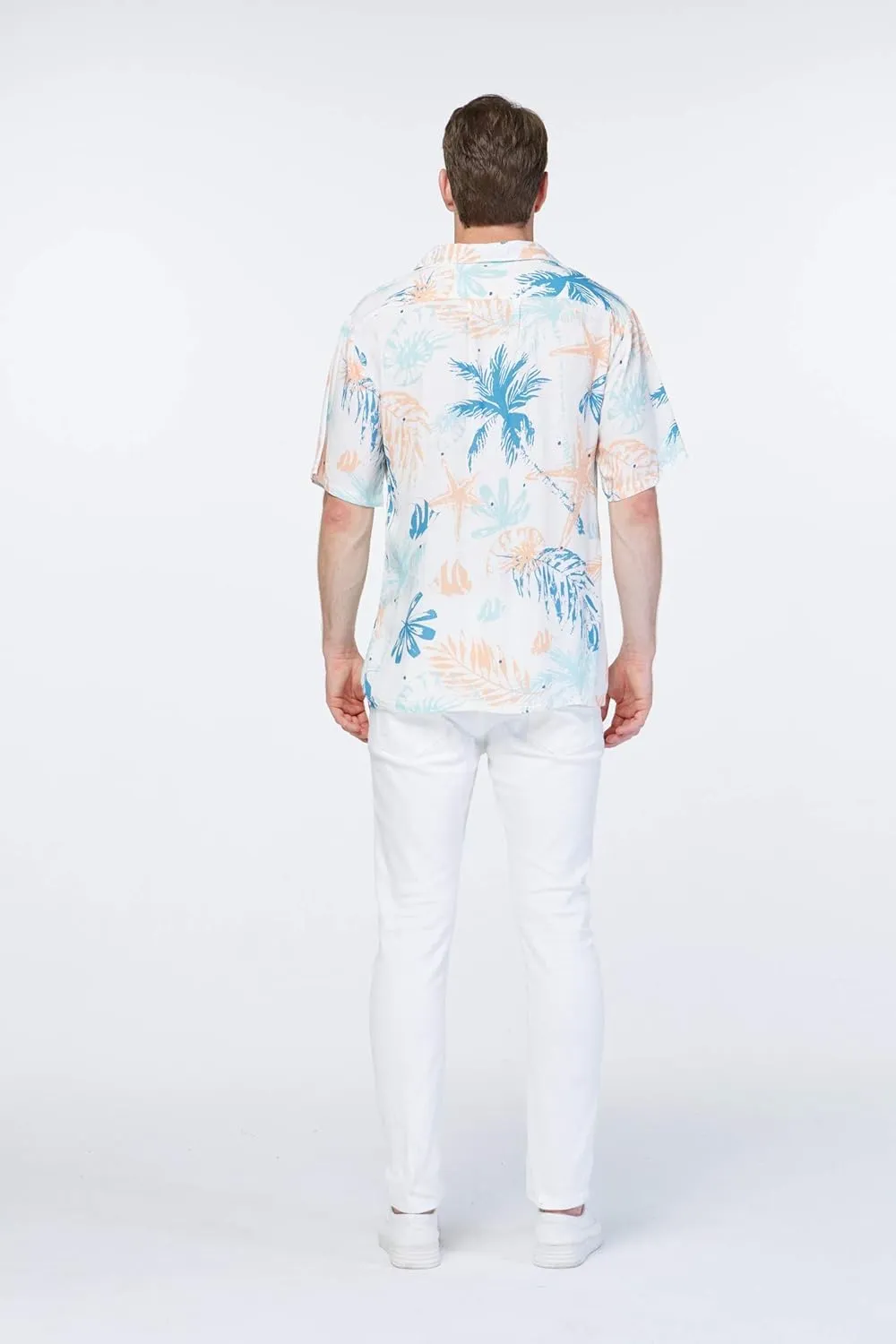 Matching Father Daughter Hawaiian Luau Cruise Outfit Shirt Dress Hibiscus Blue
