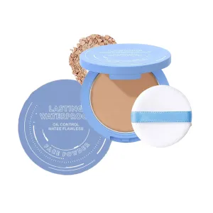 Maycheer Lasting Waterproof Face Powder, Gel Compact Powder, Matte Smooth Setting Powder Makeup, Lightweight Oil Control Facial Powder, Control Shine&smooth Complexion (05 Honey)
