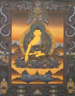 Medicine Buddha, master piece 21.5"x17"
