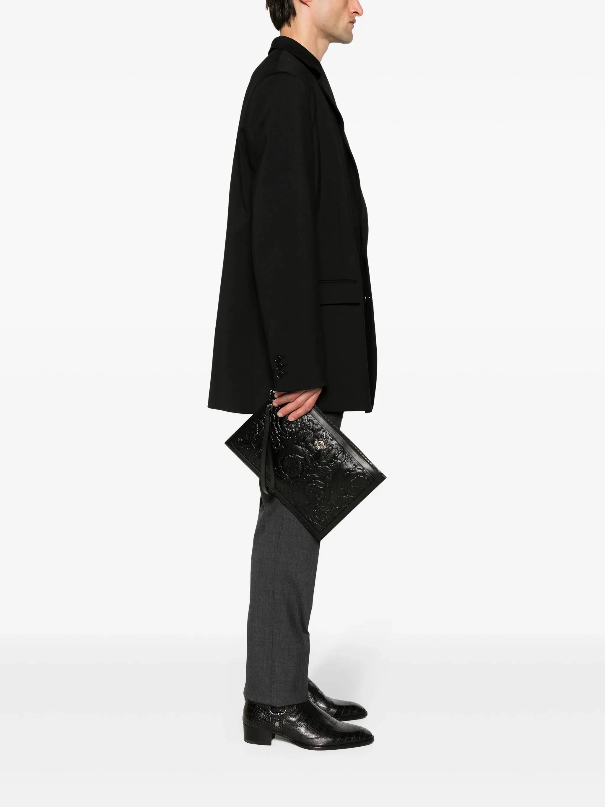 Medusa Innovative functionality bag Barocco Biggie Secure checkout clutch