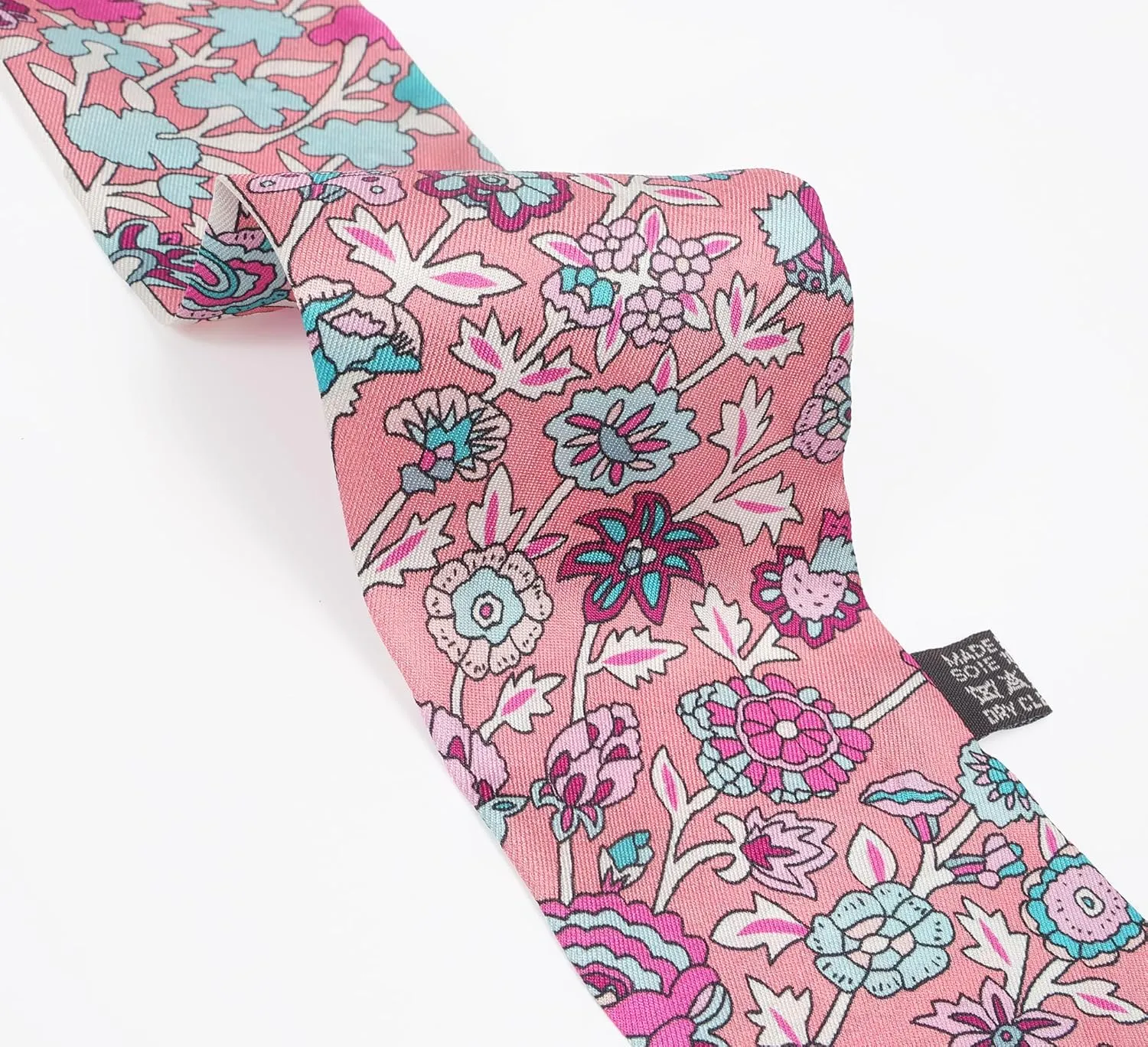MEISEE Mulberry silk Scarf hair ribbons for hair handbag scarf Tie Bundle Scarf Neckerchief Head Scarf for women 2"*35"