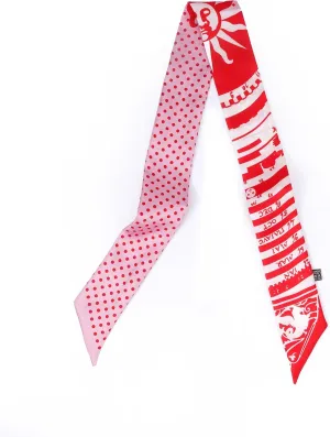 MEISEE Mulberry silk Scarf hair ribbons for hair handbag scarf Tie Bundle Scarf Neckerchief Head Scarf for women 2"*35"