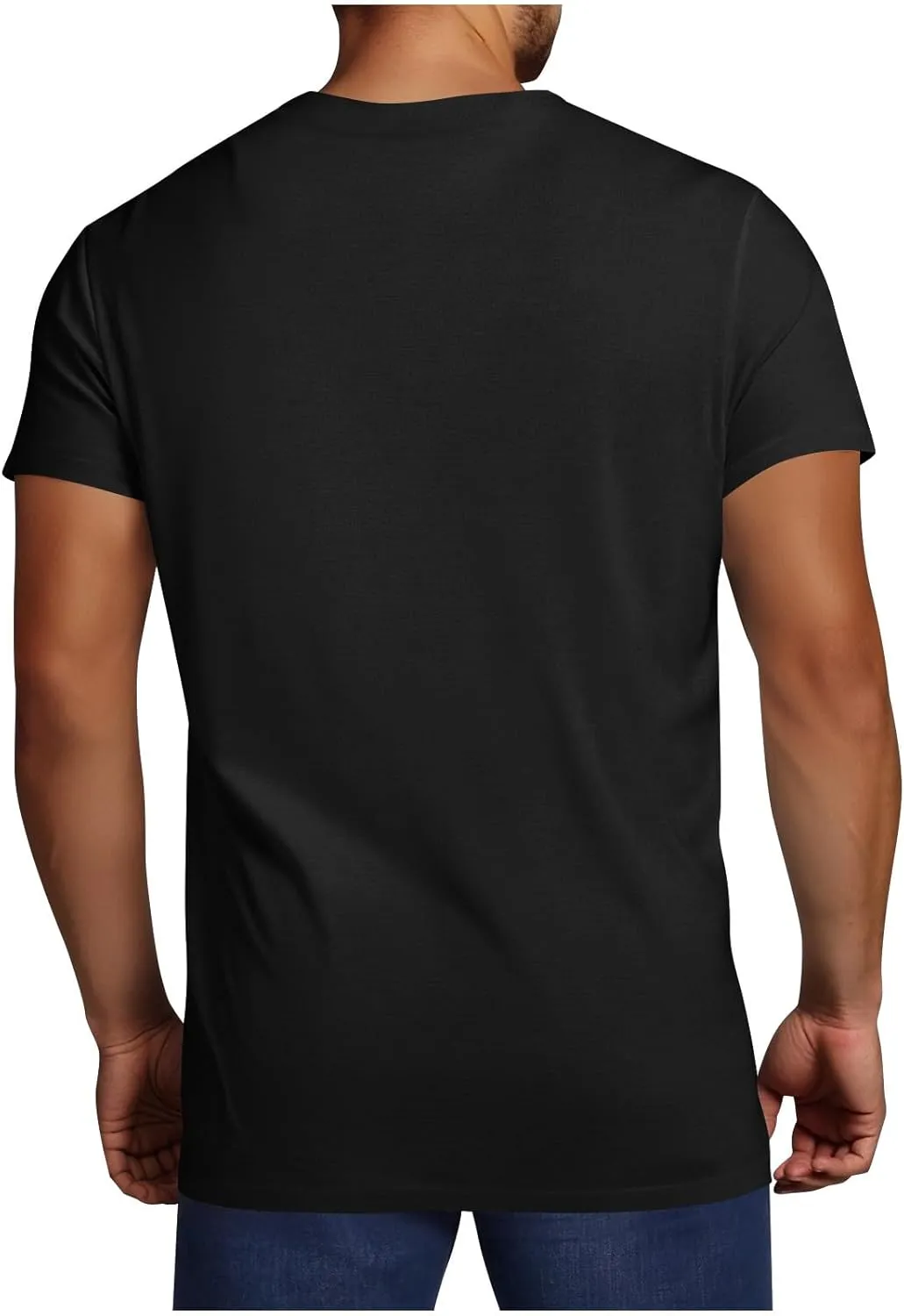 Men's Casual Fashion Solid Color Round Neck Short Sleeve Shirt Summer Ventilate Comfy Loose Tops Sports Gym Tees