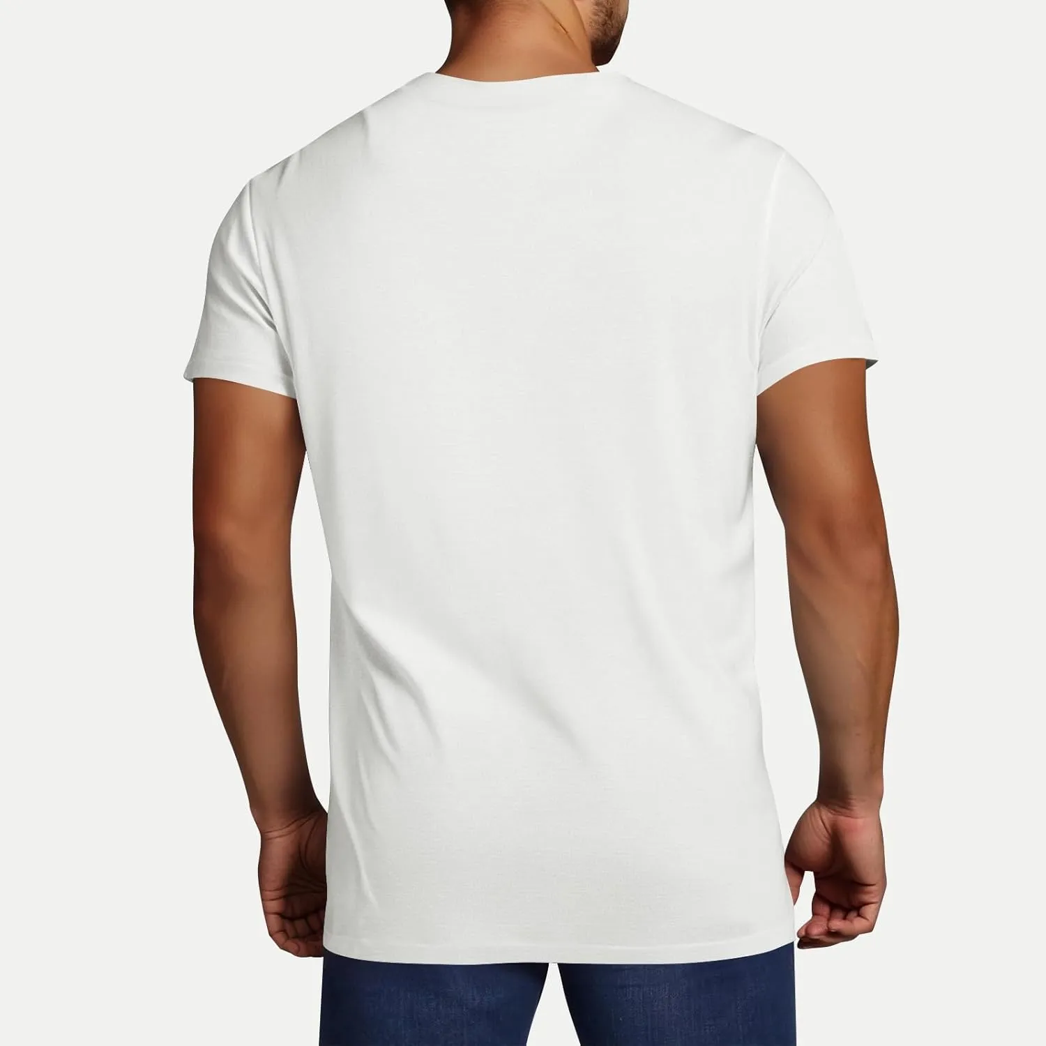 Men's Casual Fashion Solid Color Round Neck Short Sleeve Shirt Summer Ventilate Comfy Loose Tops Sports Gym Tees