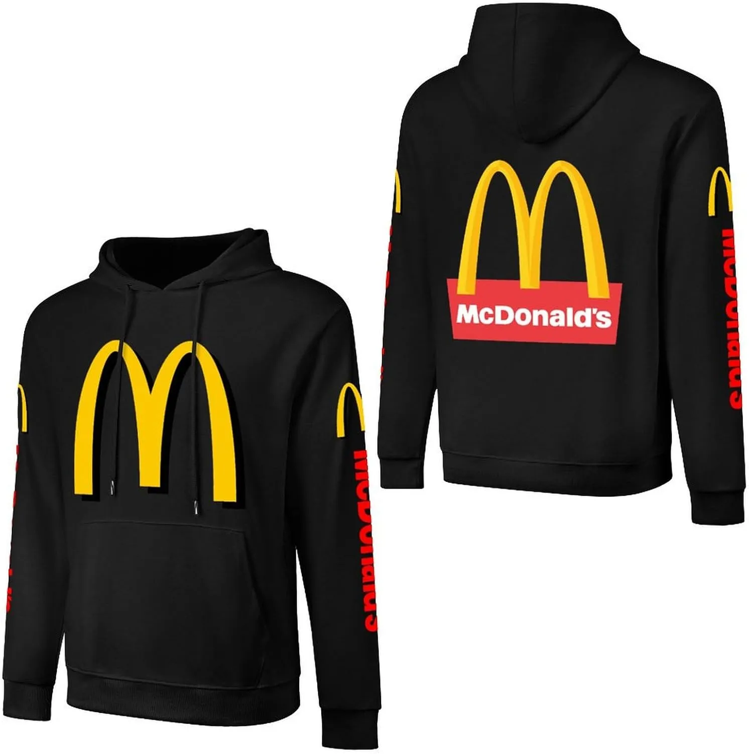 Men's Cool Logo Print Cotton Hoodies Casual Pullover for Men Novelty Print Sweatshirt Merch Work Daily Clothes Uniform Tops