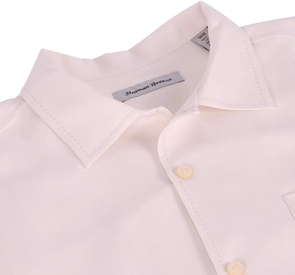 Mens Hawaiian Shirts Silk Short Sleeve Printed Beach Shirt Relaxed Fit Summer Tropical Shirts