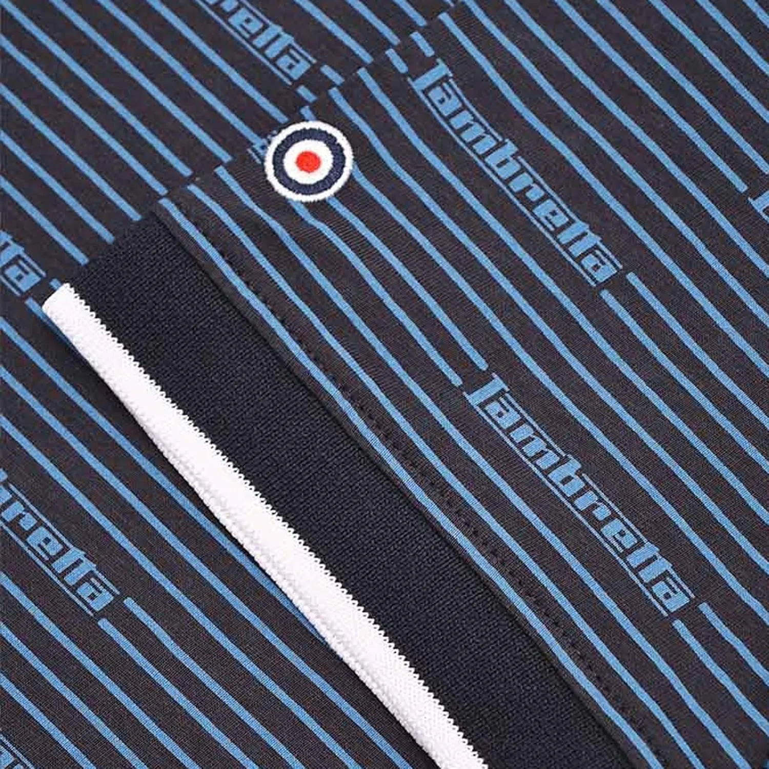 Mens Repeat Logo Short Sleeve Cotton All Over Print Polo Shirt Top