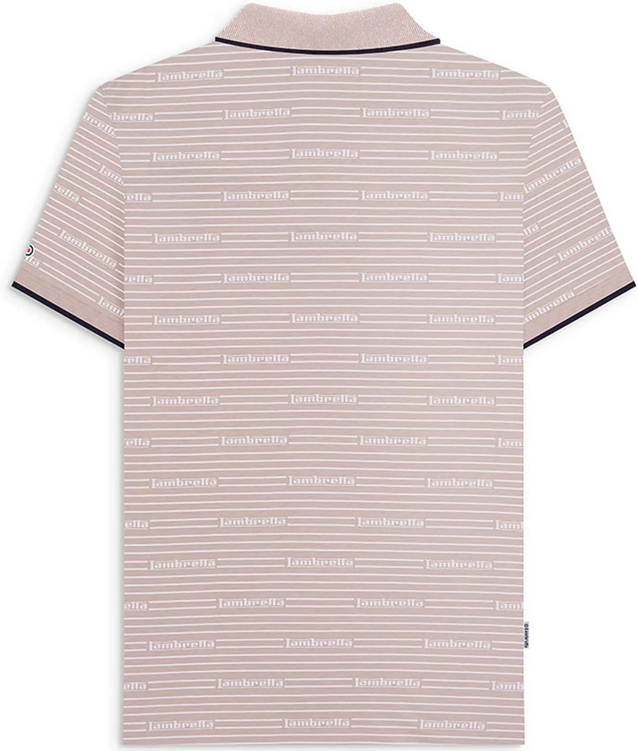 Mens Repeat Logo Short Sleeve Cotton All Over Print Polo Shirt Top
