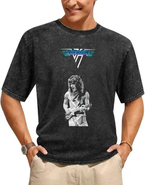 Men's Rock Legend Culture Art Streetwear Tee Vibrant Print Crew Neck