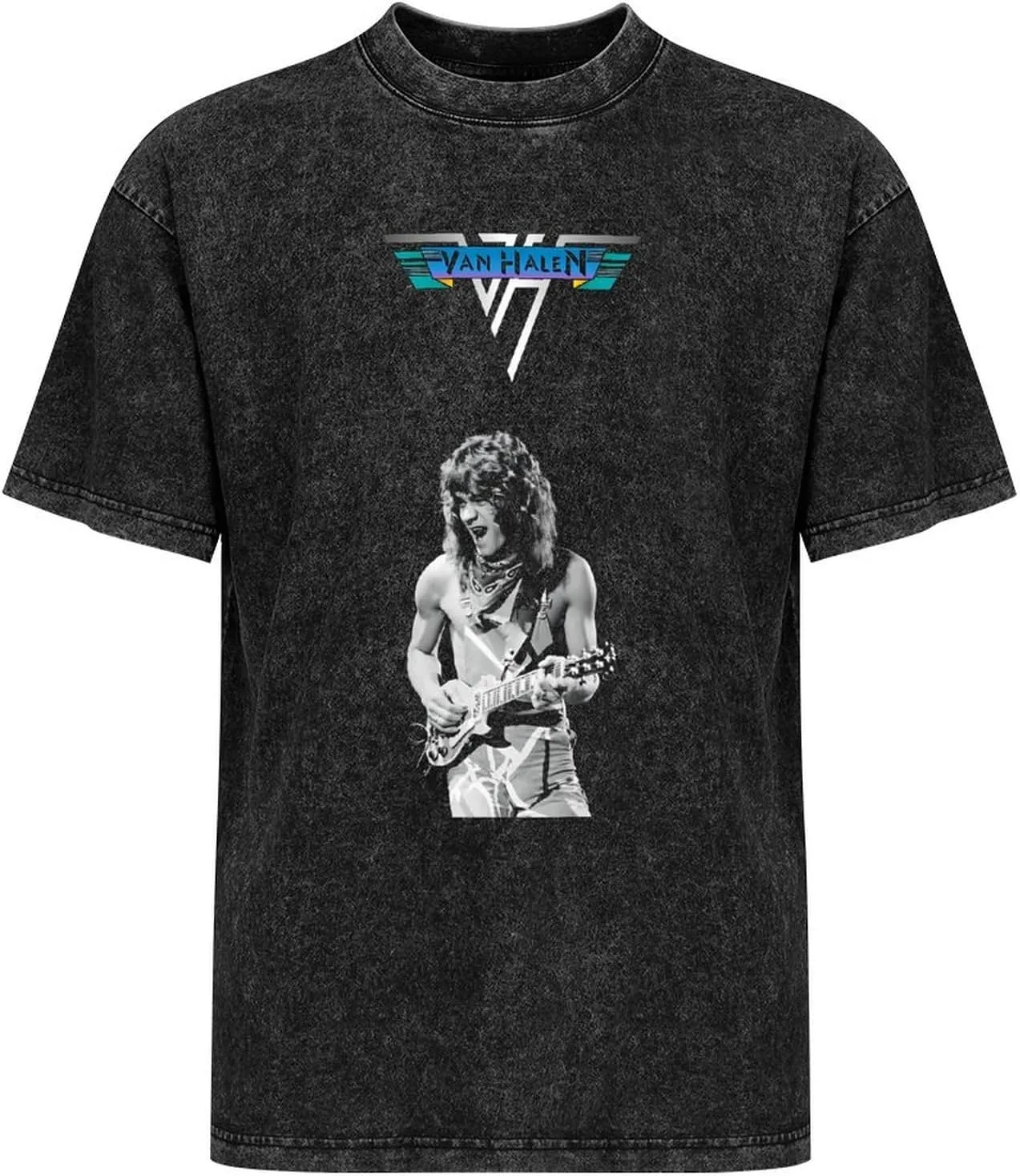 Men's Rock Legend Culture Art Streetwear Tee Vibrant Print Crew Neck