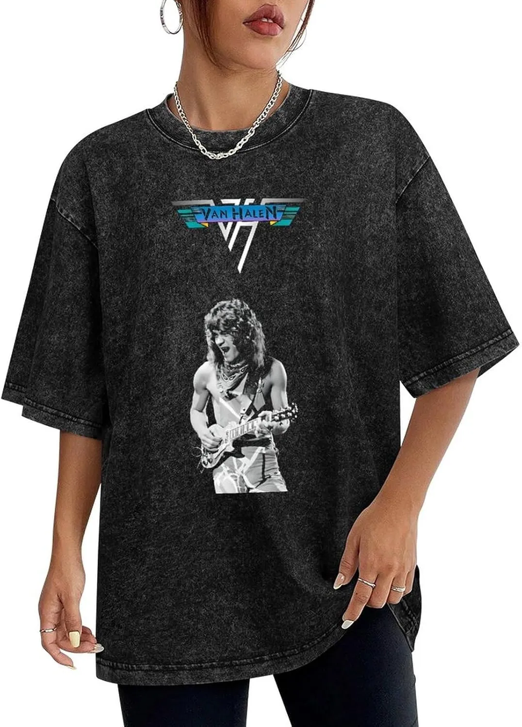 Men's Rock Legend Culture Art Streetwear Tee Vibrant Print Crew Neck