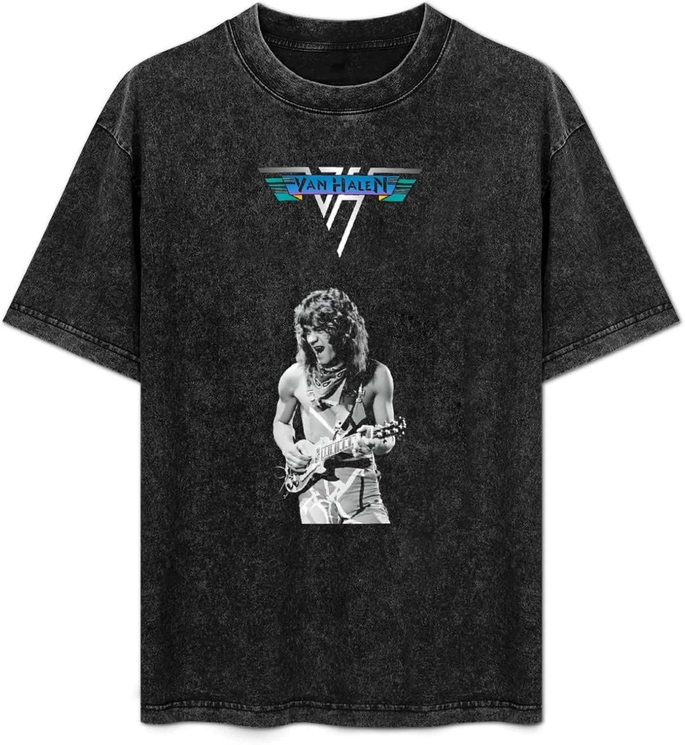 Men's Rock Legend Culture Art Streetwear Tee Vibrant Print Crew Neck