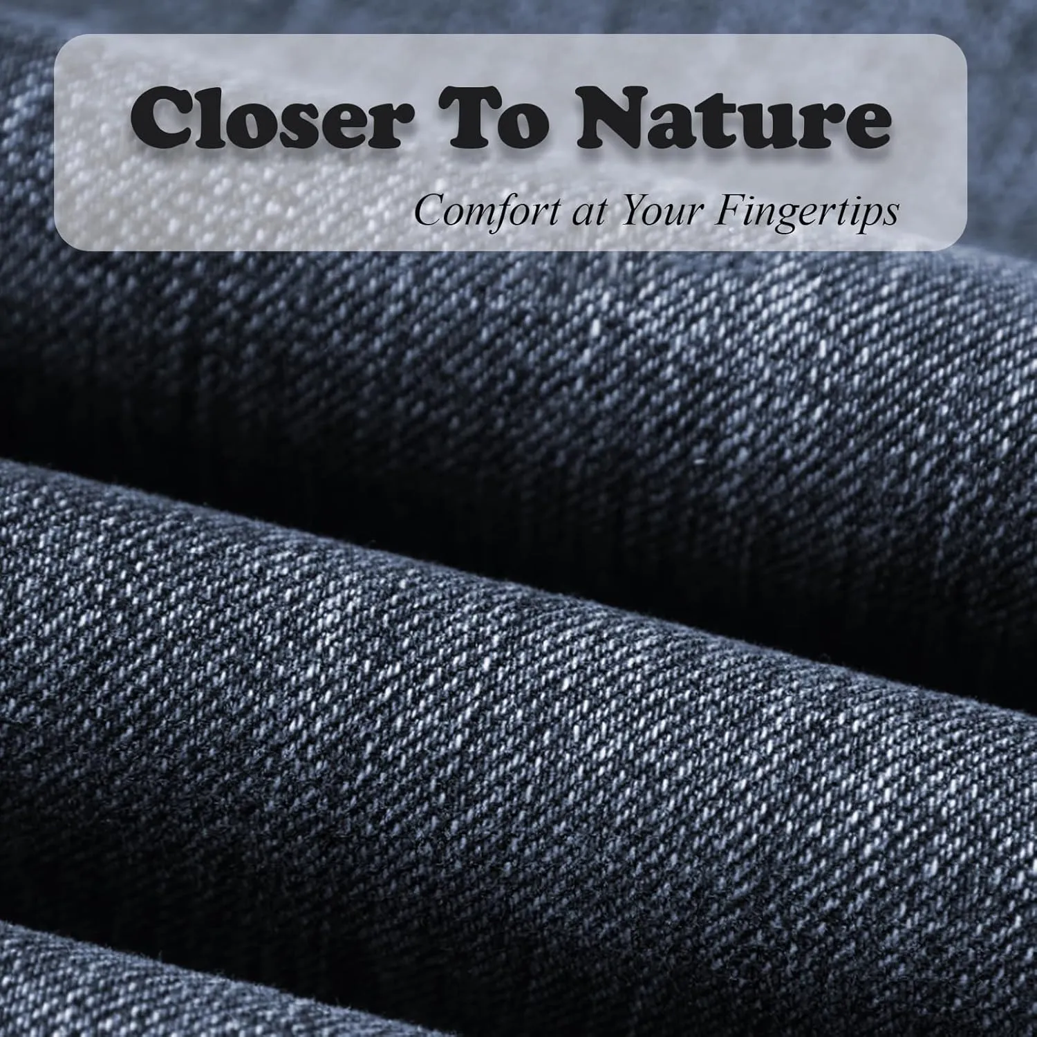Men's Rough Thread Classic Embroidery Slim Four Seasons Stretch Jeans
