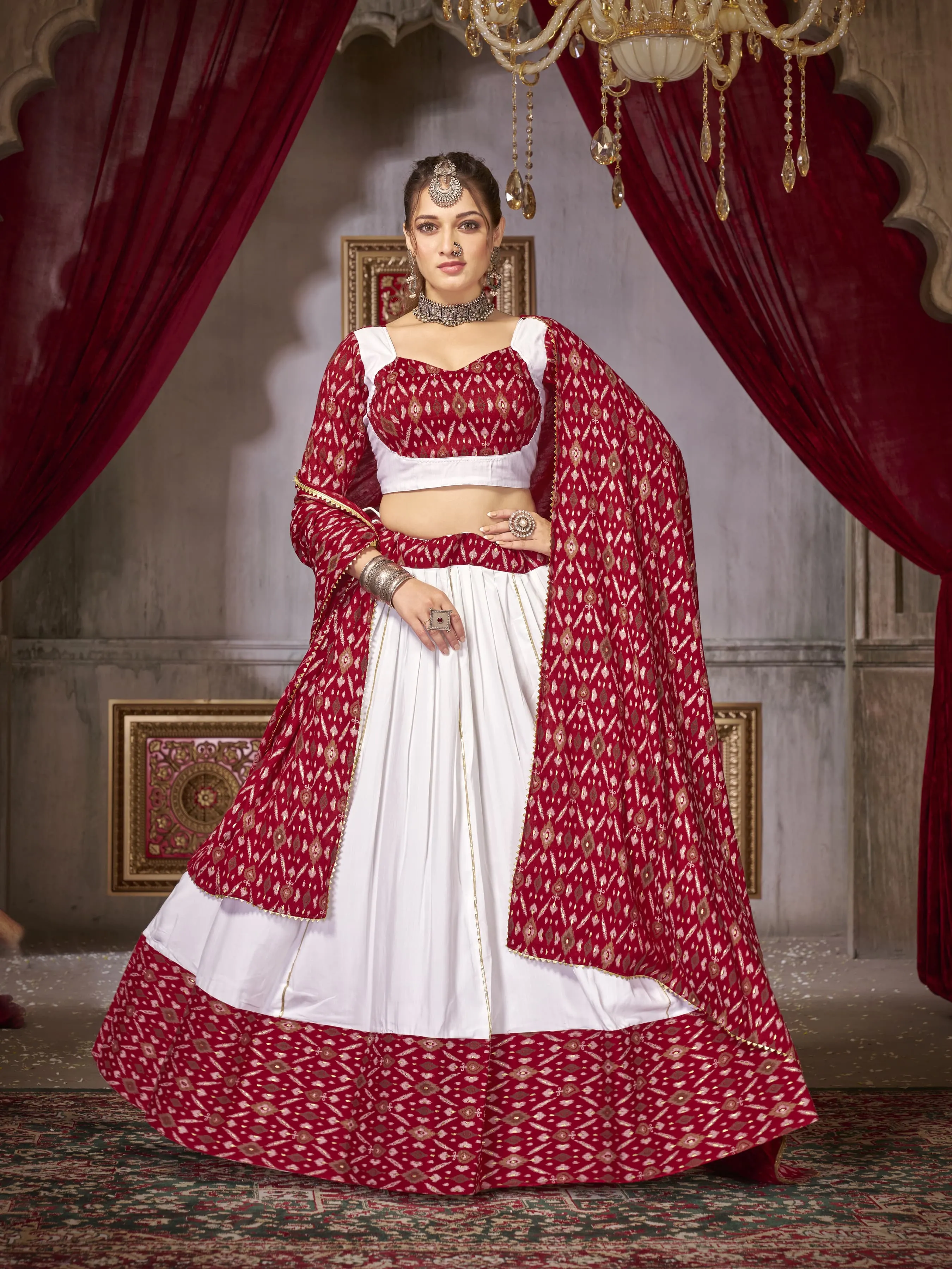 Mf Ghoomar Cotton With Traditional Wear Lehnga Choli Collection