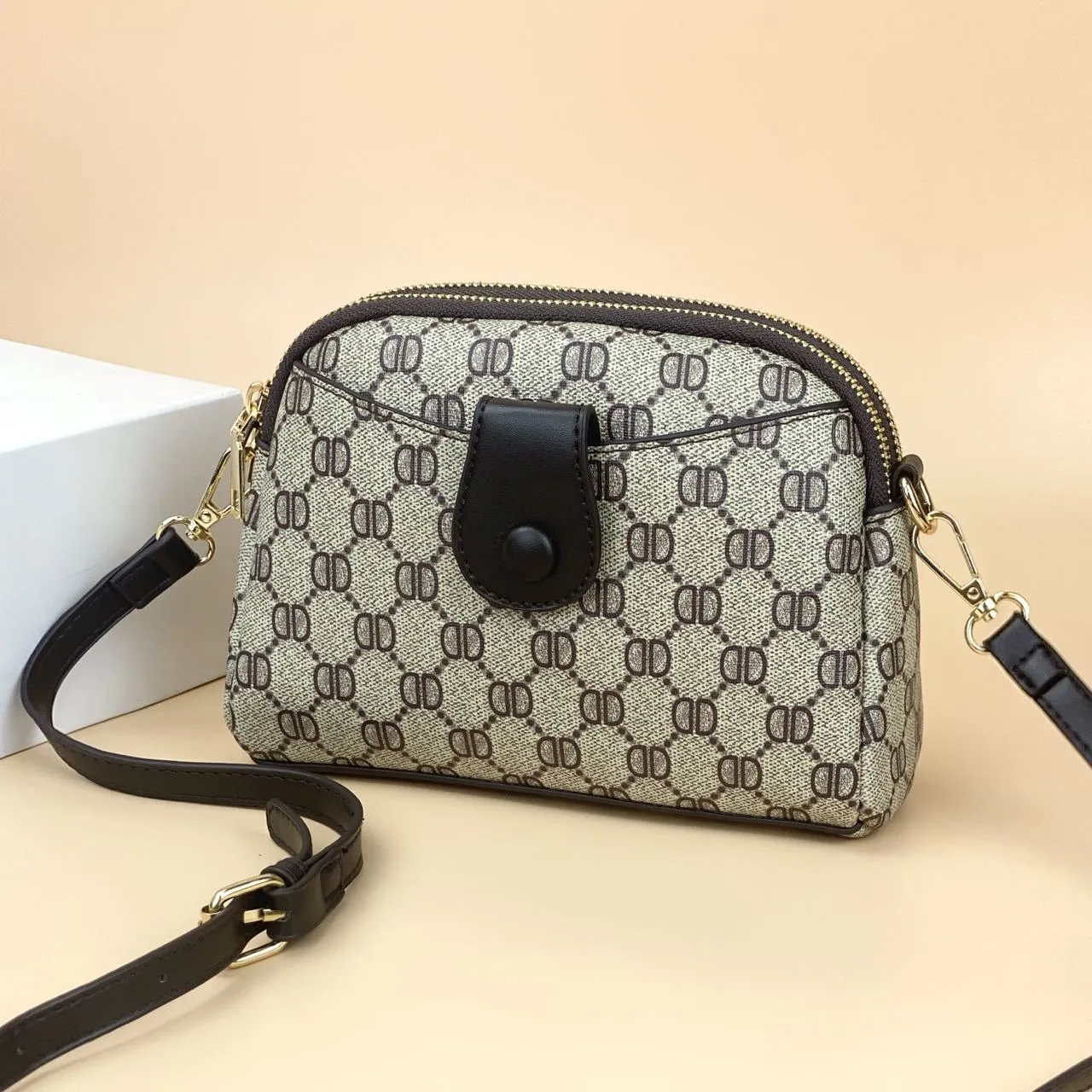 Mini Shell Korean Retro Printed Summer Mom Crossbody Bags