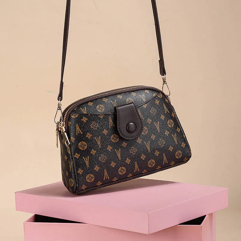 Mini Shell Korean Retro Printed Summer Mom Crossbody Bags