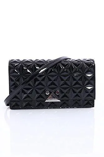 Mini Shoulder Bag Glossy Black Size: One Size