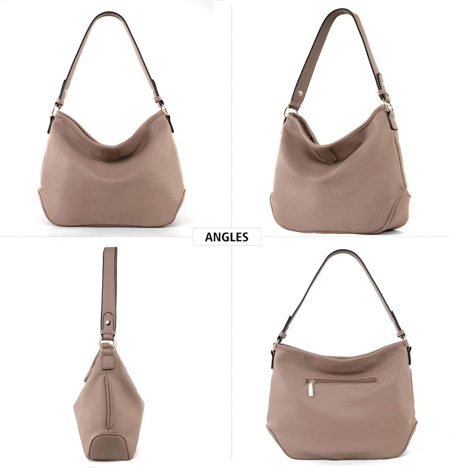 Montana West Medium Hobo Bags for Women Purses and Handbags Classic Top Handle Shoulder Satchel Bags