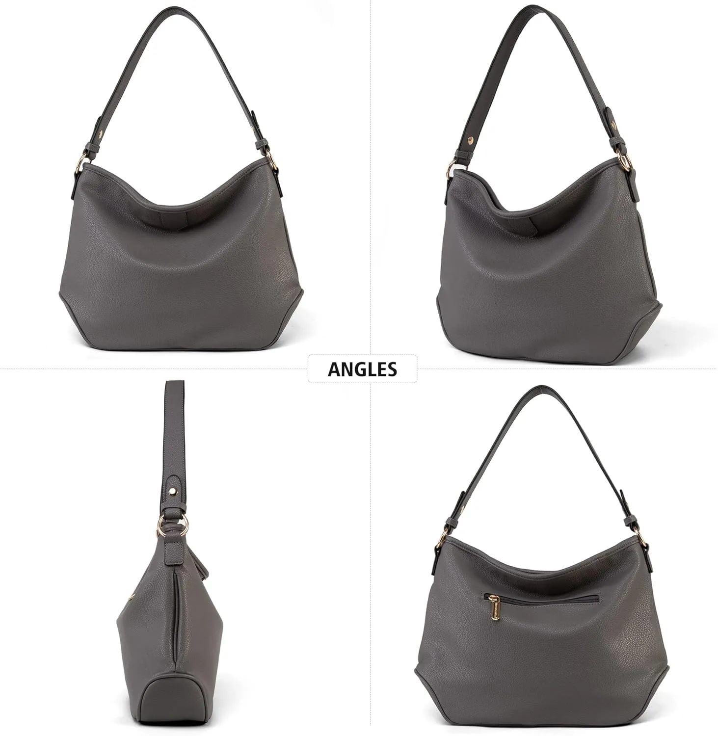 Montana West Medium Hobo Bags for Women Purses and Handbags Classic Top Handle Shoulder Satchel Bags
