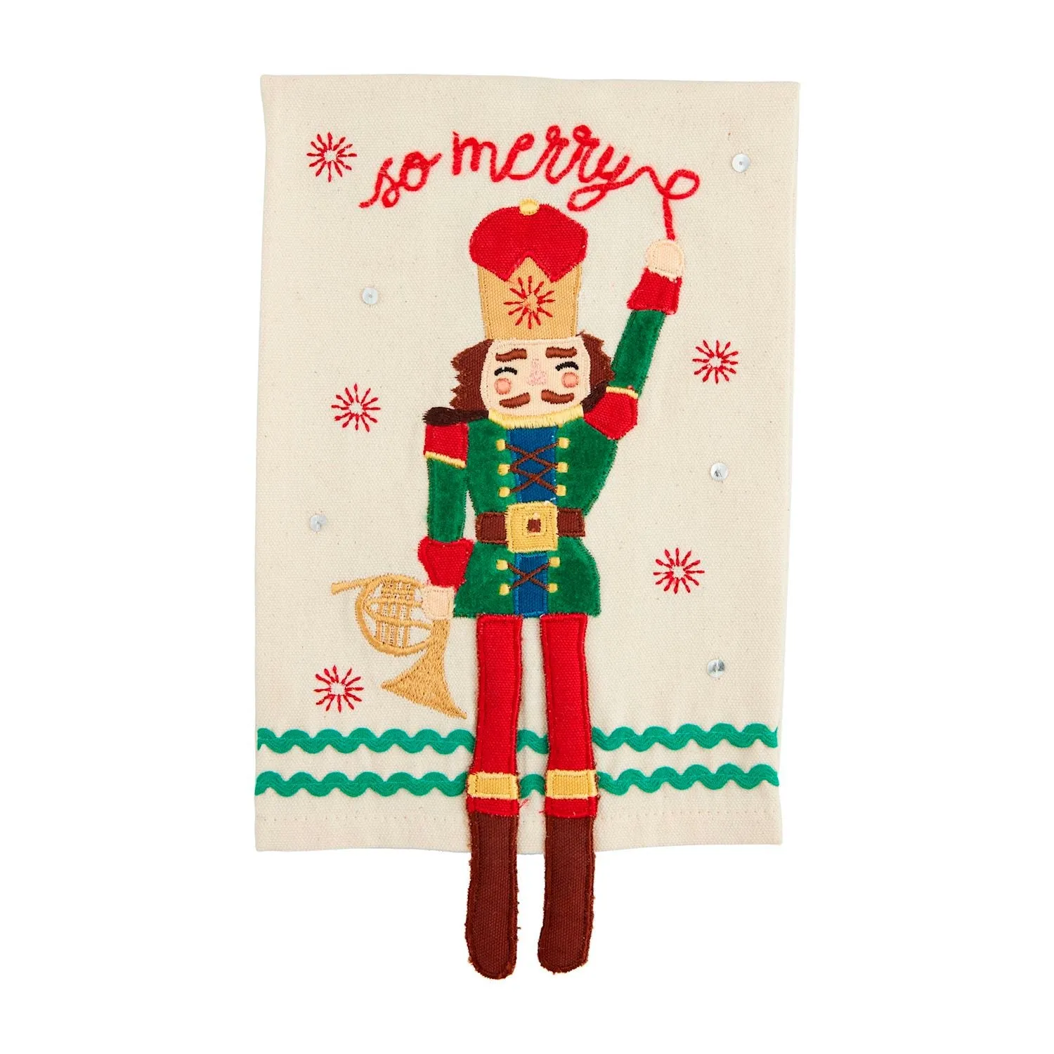 Mud Pie Nutcracker Dangle Legs Towels