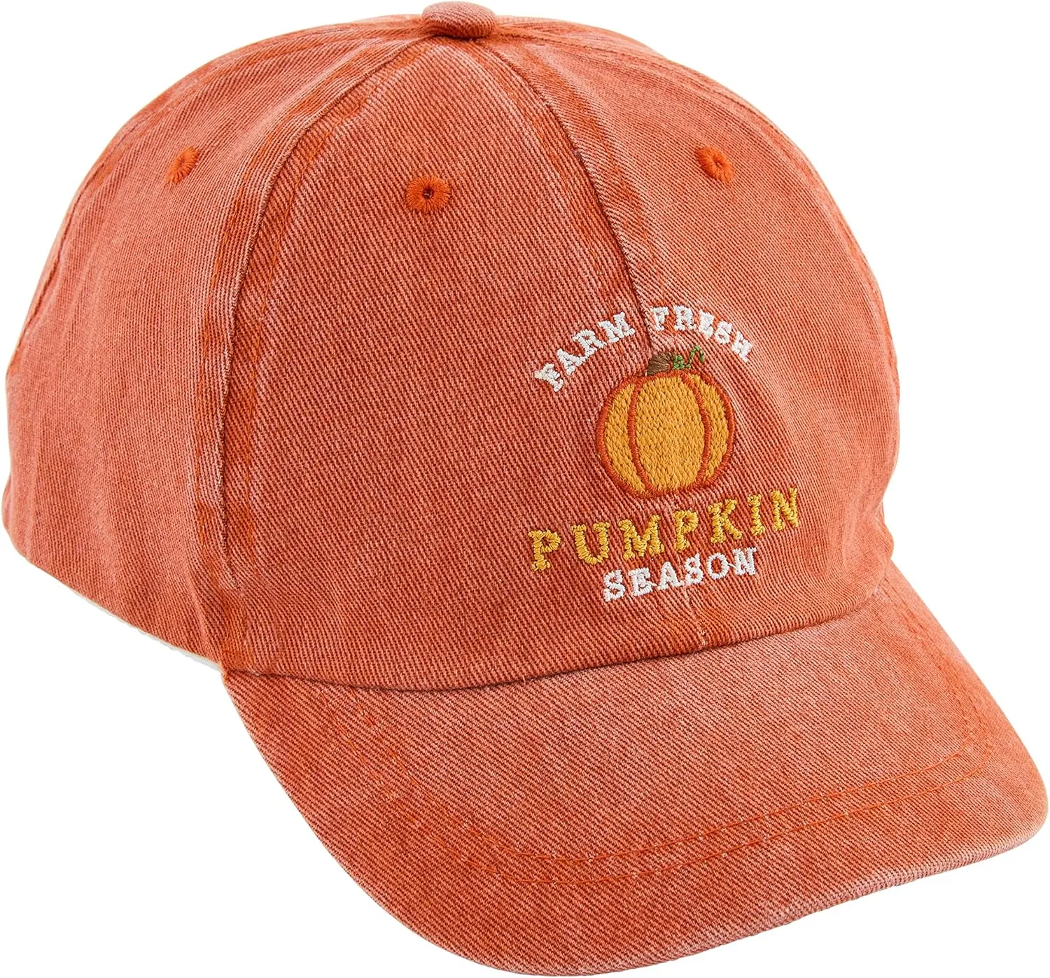Mud Pie Unisex Kid's Toddler Pumpkin Patch Hat, Orange