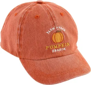 Mud Pie Unisex Kid's Toddler Pumpkin Patch Hat, Orange