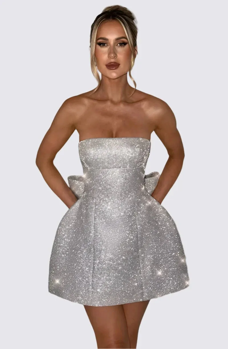 NADIA SPARKLY MINI DRESS