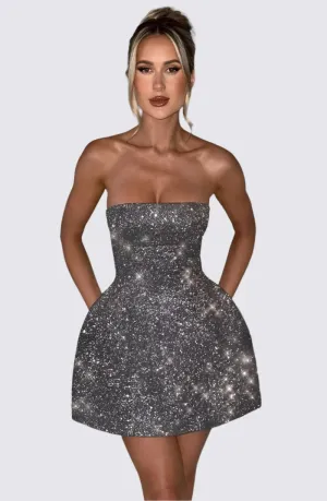 NADIA SPARKLY MINI DRESS