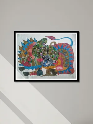 Nandi ji in Gond by Sukhiram Maravi
