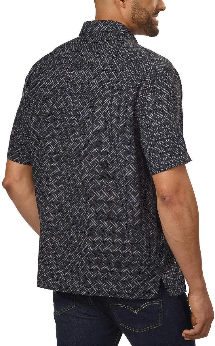 Nat Nast Men's Neat Traditional Fit Print Shirt