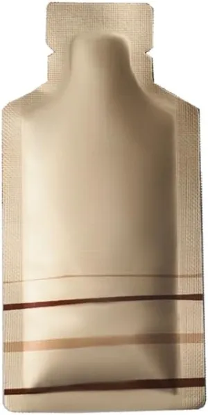 NATX 100Pcs Bottle Shape Open Top Aluminum Foil Pouch Package Bag with Tear Notch Portable Cute Bottle Shape Food Preservation Smell Proof Packaging Pouches (Gold, 2.9×5.1in (7.5×13cm))