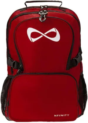 Nfinity Classic Cheer Backpack For Cheerleading - Backpack With Detachable Purse and Laptop Sleeve - Lightweight Backpack for Travelling - Sports Backpack for Cheerleaders (Maroon)