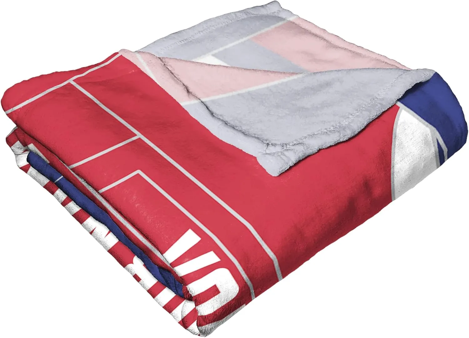 Northwest NHL Montreal Canadiens Personalized Silk Touch Sherpa Throw Blanket, 50" x 60", Jersey