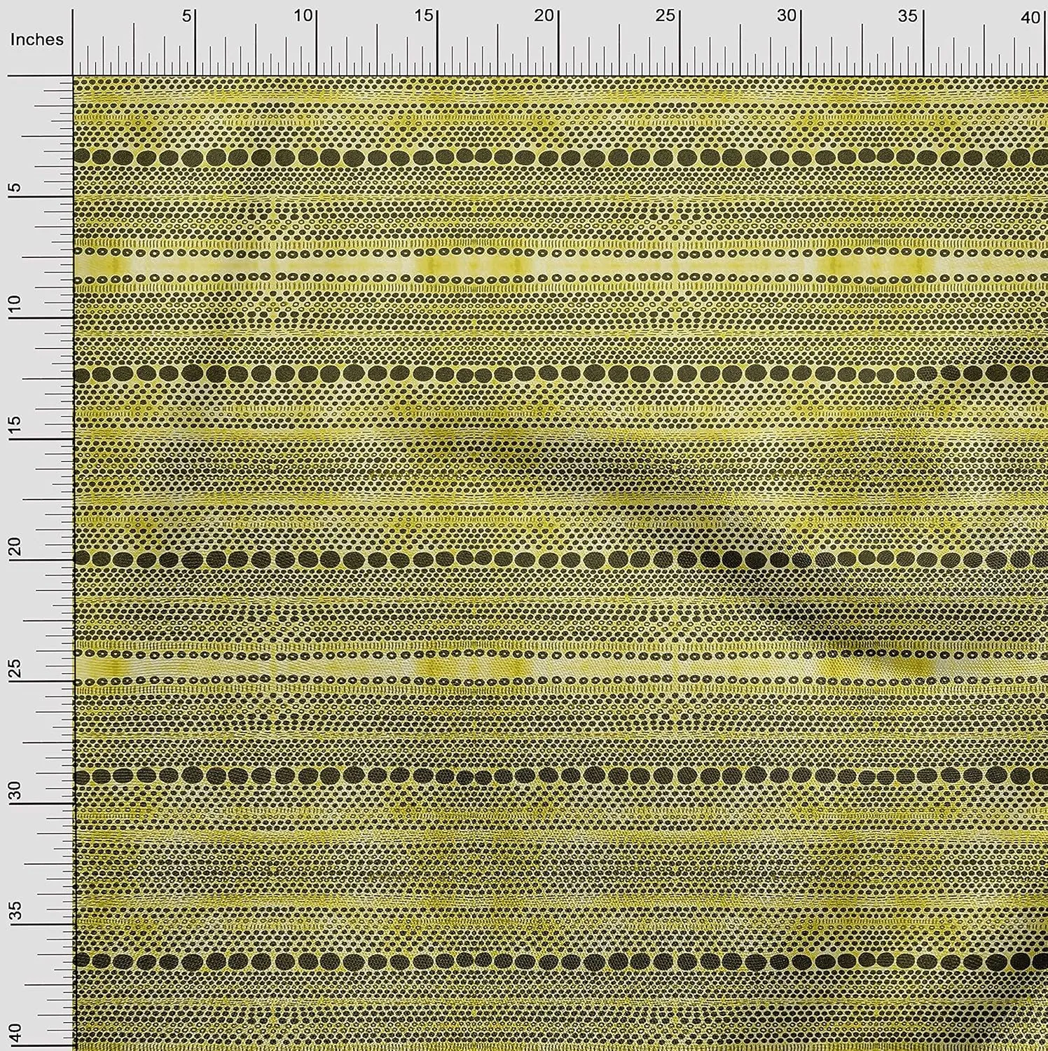 oneOone Silk Tabby Lime Green Fabric Block Craft Projects Decor Fabric Printed by The Yard 42 Inch Wide-TXU