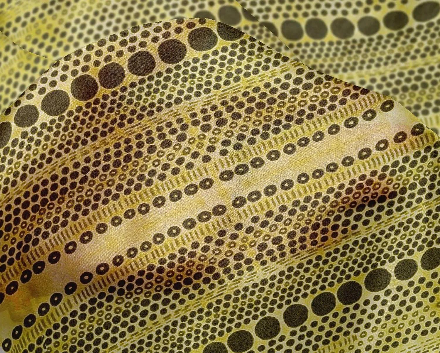 oneOone Silk Tabby Lime Green Fabric Block Craft Projects Decor Fabric Printed by The Yard 42 Inch Wide-TXU