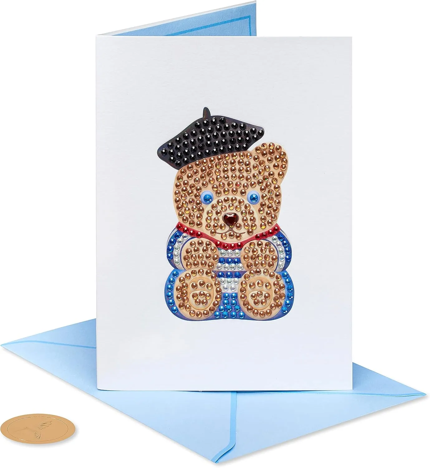 Papyrus Judith Leiber Blank Card for Her (Gemmed French Bear)