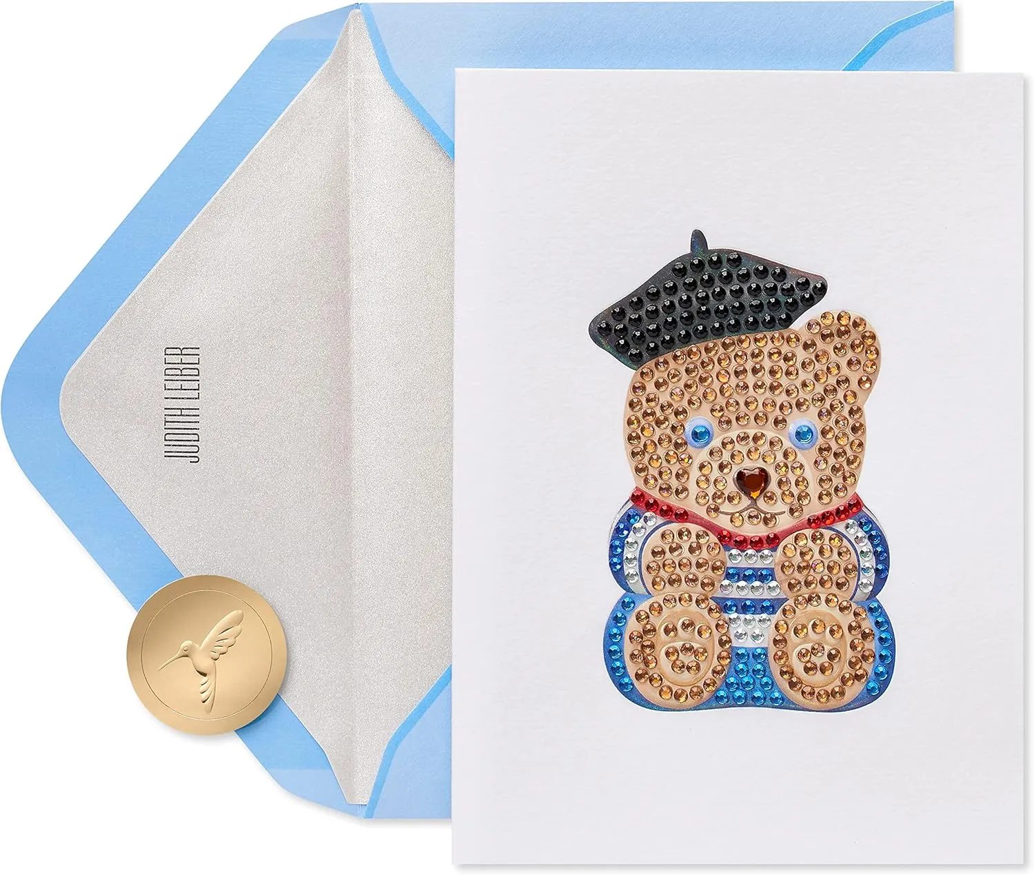 Papyrus Judith Leiber Blank Card for Her (Gemmed French Bear)