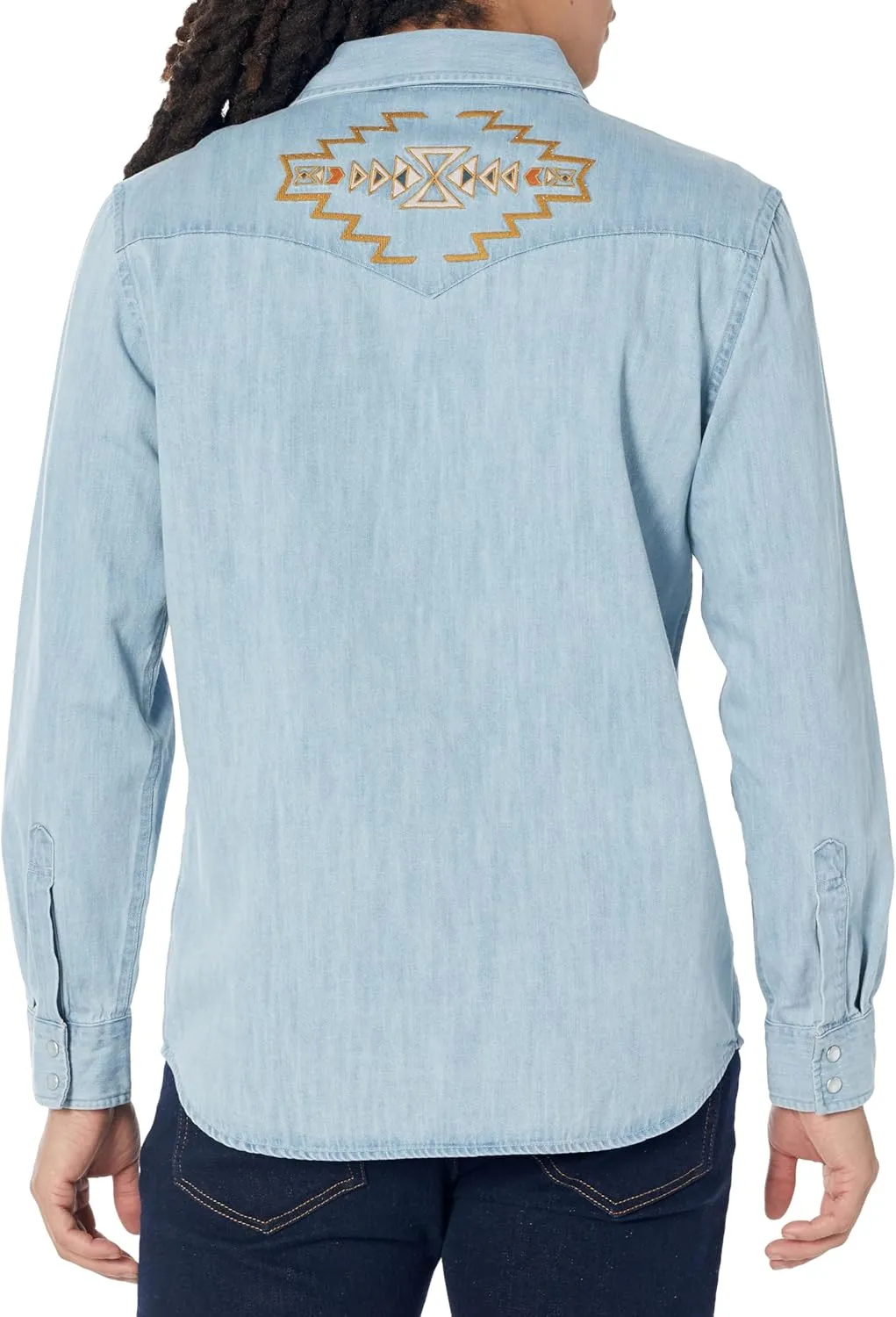 PENDLETON Men's Long Sleeve Chandler Shirt Indigo Denim