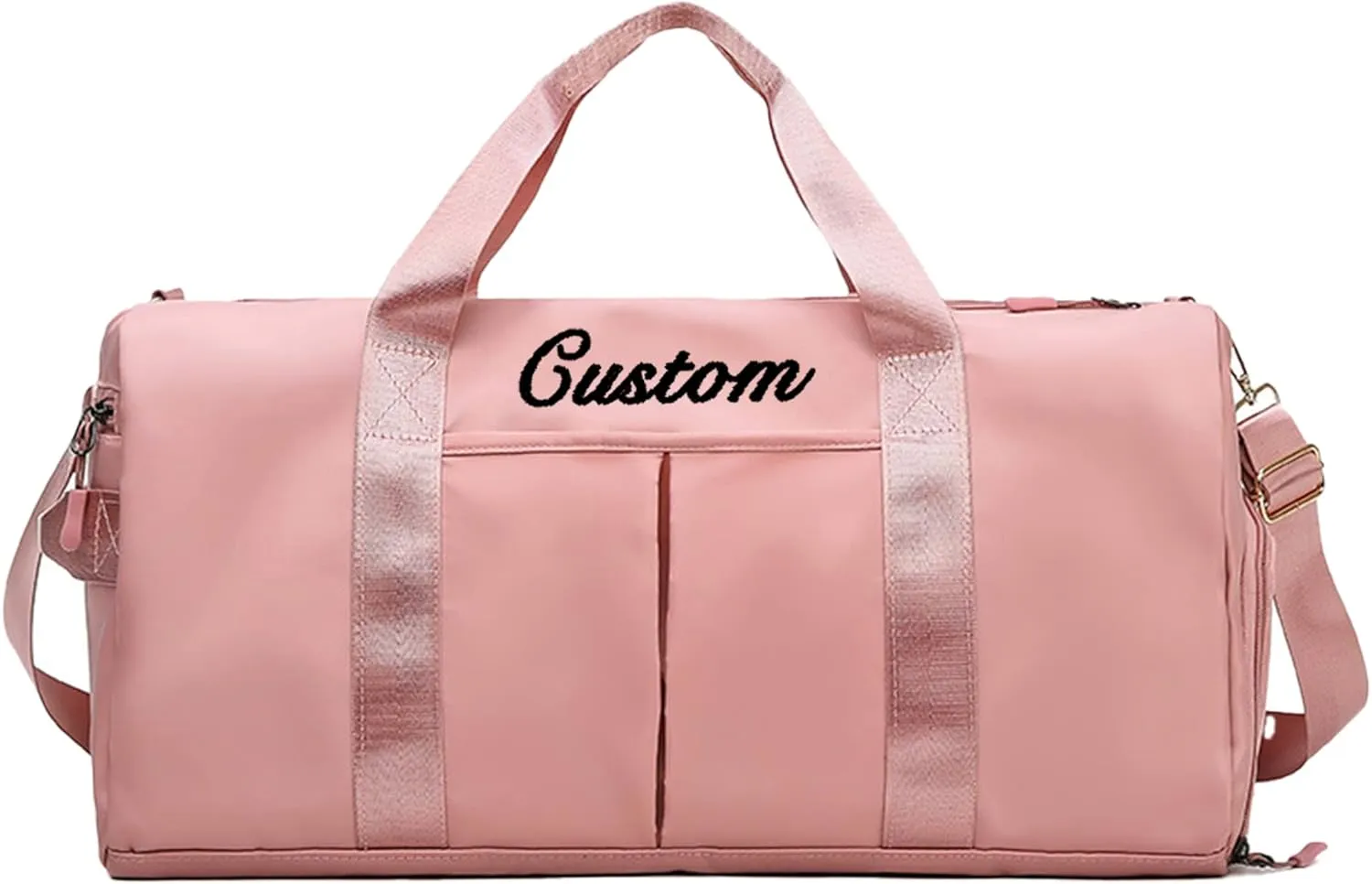 Personalized Custom Duffel Bag for men women Embroidered Name Sports Gym Bag Dance Bag Travel Bag weekend Bag Luggage 19.3x9.4x9.8inch Su-YJF411bag 43-A 0