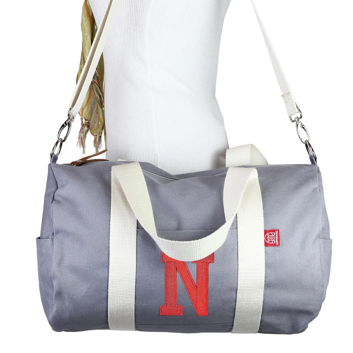 Personalized Duffle Bag Custom Embroidered Bag Women Men Bag Dance Gym Travel Weekender Overnight Bridesmaid Gift Name on Bag with Initials