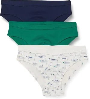 Petit Bateau Boys' Transport Print Cotton Briefs - 3-Pack STYLE A028L SIZES 2-12 YRARS